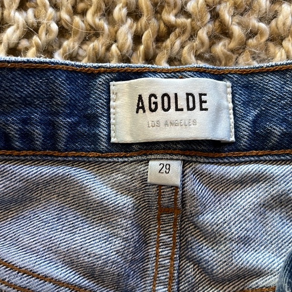 Agolde denim shorts size 29 - Picture 2 of 3